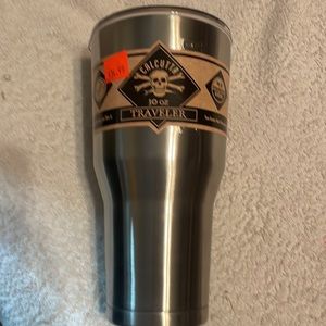 NEW - Calcutta 30oz. Traveler Mug W/ Lid - silver stainless steal - Blank